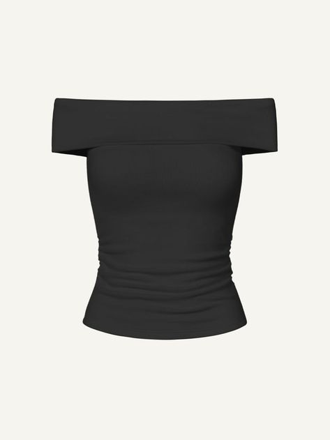 Ogl Eco-Mousse® Thermal Brushed Off-The-Shoulder Brami Top – OGLmove Off Shoulder Top Png, Fitted Tops Outfit, Wish List Clothes, Of Shoulder Top, Off Shoulder Top Outfit, Shoulderless Top, Of The Shoulder Top, Brami Top, Off The Shoulder Black Top