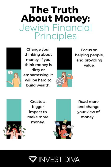 Invest Diva | Kiana Danial | Money plays a vital role in everyone’s life, it keeps everything running. So if you want some steps to improve your relationship with money, you can look at Jewish Principles! Do you want to learn more about how money can help you? Jewish financial principles may give you more insight into how you can build more wealth. Read more now. Middle School Teachers, Financial Success, Financial Literacy, Make More Money, School Teacher, Read More, Middle School, Helping People, Money