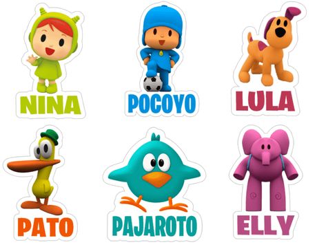 Personajes de Pocoyo - El Taller de Hector Pocoyo Nina, Girly M, Anime Nails, Cute Jokes, Girly Drawings, Mia 3, Diy Clothes Life Hacks, Baby First Birthday, 3rd Birthday Parties