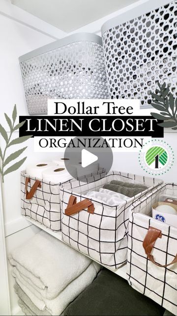 Emma Villaneda on Instagram: "Dollar Tree ✨LINEN CLOSET✨ organization ideas!   👉🏻 Which idea was your favorite?!  🤩📸👇🏻 SHOPPING list: 🛒 Dollar Tree Fabric Bins  🛒 Dollar Tree Hardware Storage Case 🛒 Dollar Tree Lid Locking Snack Containers  🛒 Dollar Tree Plastic Woven Style Baskets 🛒 Dollar Tree Under-bed Storage Bags  🛒 Dollar Tree Lidded Stackable Baskets  🛒 Dollar Tree Clear Locking Containers  🛒 Dollar Tree Stackable Organizers  🛒 Dollar Tree Book Bins 🛒 Dollar Tree Over Door Hanger   #diy #organization #organizationideas #dollartree #linen #closet #closetorganization #lifestyle #design #interiordesign #lifehacks #hack #homehacks #home #homedesign #diyproject #tutorial #hacks" Dollar Tree Storage Bins, Dollar Tree Baskets, Small Linen Closets, Dollar Tree Storage, Dollar Tree Diy Organization, Stackable Baskets, Dollar Tree Organization, Book Bins, Dollar Store Diy Organization