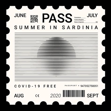 Matteo Giuseppe Pani on Instagram: “Health Passport for Sardinia 2020 . . www.matteogiuseppepani.com . . #graphic #design #summer #estate #2020 #newyork #instagram #holidays…” Stamps Graphic Design, Passport Graphic Design, Travel Graphics, Passport Design, Brown Color Schemes, Stamp Card, Instagram Graphic, Maximalism, Design Stamps