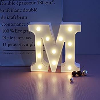 DON LETRA Letras Luminosas Decorativas con Luces LED, Letras del Alfabeto A-Z, Altura de 22cm, Color Blanco - Letra M : Amazon.es: Iluminación Rose Gold Bedroom, Unicorn Room Decor, Makeup Kit For Kids, Candle Night, Light Up Letters, Gold Bedroom, Marquee Lights, Wooden Light, Girl Bedroom Designs