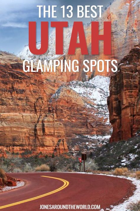 Planning a trip to Utah? Glamping is where it's at. This is the ultimate list of the best glamping experiences in Utah for a trip you’ll never forget. Zion. Arches. Bryce Canyon. Capitol Reef. Canyonlands. Known as Utah's "Mighty Five", these national parks draw visitors in year-round, thanks to their raw beauty that is unique to this western US state. No matter where you are in Utah, you're guaranteed a glorious vista and memorable experience. #glamping #utah #camping #nationalparks #visitutah Camping In Utah, Rv Roadtrip, Travel Utah, Utah Trip, Utah Camping, National Park Map, Rv Dreams, Summer Dreaming, Hiking Adventures