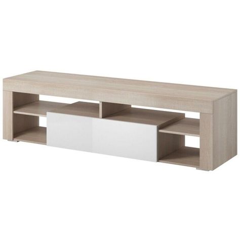 Mobilier d'intérieur > Meuble de salon > Meuble TV E-COM, Meuble TV Armoire tele Table television Titan - Dimensions: 140cm longueur x 50.5cm hauteur x 35cm profondeur - Finition: Corps mat / Porte brillante - Porte a charnieres - Charge maximale: 40 kg - Disponible en differentes couleurs - Meuble solide et bien construit - Livre a plat - assemblage a domicile requis (2 personnes recommandees) - Fabrique en Europe Table Television Moderne, Tv Armoire, Tv Table, Mirror Design, Mirror Designs, Tv Stand, Assemblage, Dining Bench, Armoire