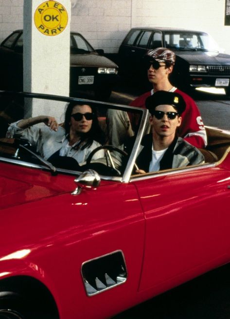 Ferris Buller, John Hughes Films, Ferrari F80, Mia Sara, Ferris Bueller’s Day Off, Ferrari 612, Ferris Bueller's Day Off, Red Convertible, Ferrari 288 Gto