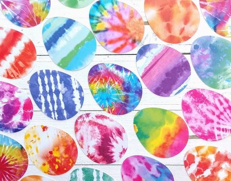 Dye Paper, Children Projects, White Egg, Easter Egg Dye, Spring Celebration, Paper Patterns, Easter Egg Decorating, Tie Dye Designs, Egg Decorating