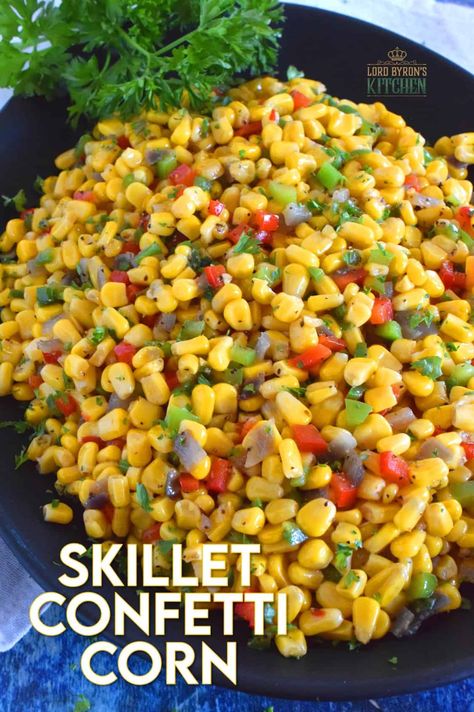 Corn With Roasted Red Peppers, Roasted Corn Recipes Side Dishes, Corn Medley Recipe, Sauteed Corn Side Dishes, Corn Veggie Side Dish, Sauteed Corn Mexican, Hot Corn Side Dish, Summer Corn Recipes Side Dishes, Corn Bell Pepper Side Dish