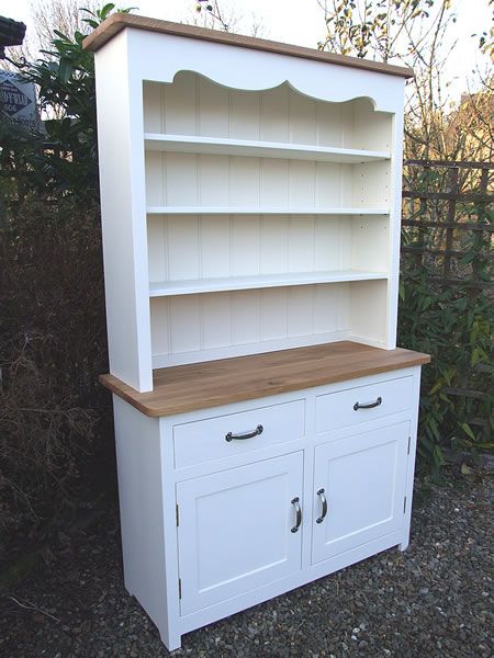 Small Kitchen Dressers | Small Welsh Dressers Shaker Dresser, Kitchen Dressers, Shipping Furniture, Furniture Dressers, Upcycle Dresser, Welsh Dresser, Kitchen Dresser, Futuristic Furniture, Furniture Rehab