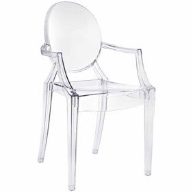 Shop by Style- Glam - Walmart.com Clear Chair, Clear Chairs, Acrylic Chair, Modern Side Chairs, Dining Room Arm Chairs, Dining Room Chairs Modern, Contemporary Living Spaces, Modway Furniture, Cafe Chairs