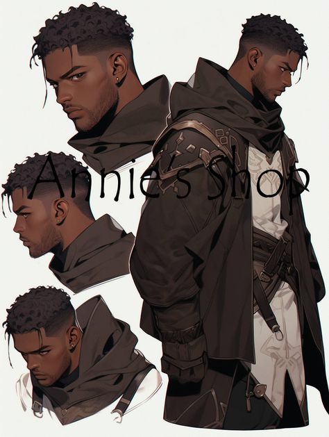 Afrofuturism Art, The Haircut, Anime Lineart, Dungeons And Dragons Classes, Character Inspiration Male, Black Cartoon Characters, Fantasy Images, Dungeons And Dragons Homebrew, Black Anime Characters