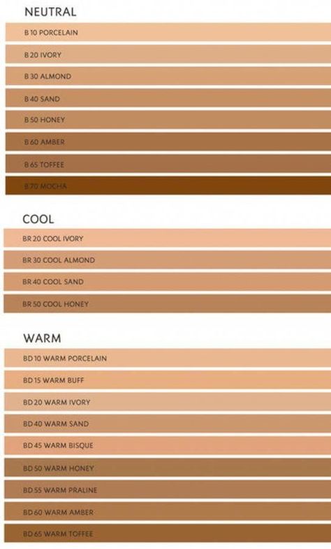 Skin Tone Chart, Skin Color Chart, Skin Tone Makeup, Neutral Skin Tone, Ysl Makeup, Fusion Ink, Skin Undertones, Skin Color Palette, Colors For Skin Tone