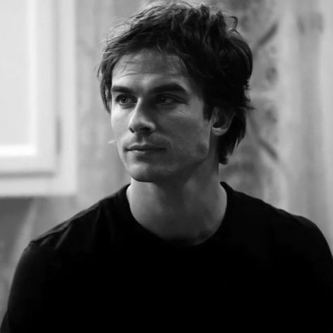 Damon Salvatore Black And White, Ian Somerhalder Black And White, Demon Salvator, Ian Somerhalder Aesthetic, Damon Aesthetic, Guy Actors, Kevin Karl, Ian Somerhalder Photoshoot, Ian Somerhalder Vampire Diaries