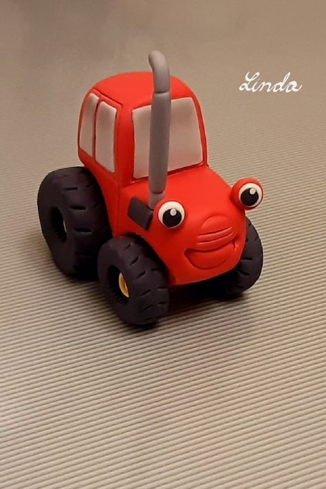 Polymer Clay Car, Playdough Creations, Barnyard Party, Car Cake, Clay Art Projects, Brides Wedding Dress, Clay Creations, Clay Art, Fondant