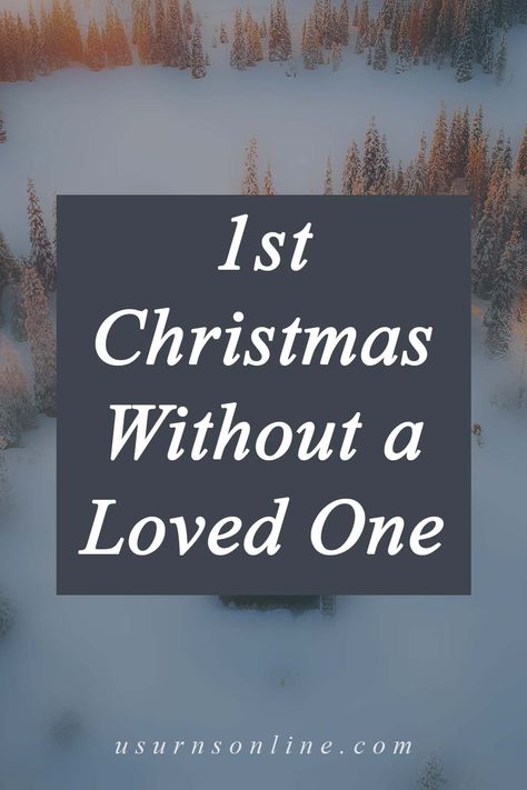 Whether it's you or someone you know, someone out there is celebrating this holiday season for the first time without their loved one. Learning to celebrate differently can be a challenge but there are manys ways you can help honor that loved one this year. Remembering Loved Ones Passed At Christmas, First Holiday After Loss, First Christmas Without Mom Quotes Miss You, Ways To Remember Loved Ones At Christmas, First Christmas After Loss Mom, Christmas Ornament In Memory Of Loved One, Christmas Without You Quotes, Celebration Of Life Ideas Diy, Missing A Loved One At Christmas Quotes