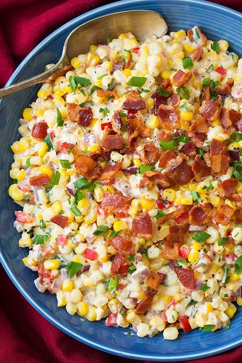 32 Easy Vegetable Side Dishes - Recipes for Best Vegetable Sides for Thanksgiving and Christmas Confetti Corn, Thanksgiving Food Sides, Autumn Side Dishes, Corn Dishes, Easter Dinner Recipes, Thanksgiving Recipes Side Dishes, Side Dishes Recipes, Summer Side Dishes, Dinner Sides