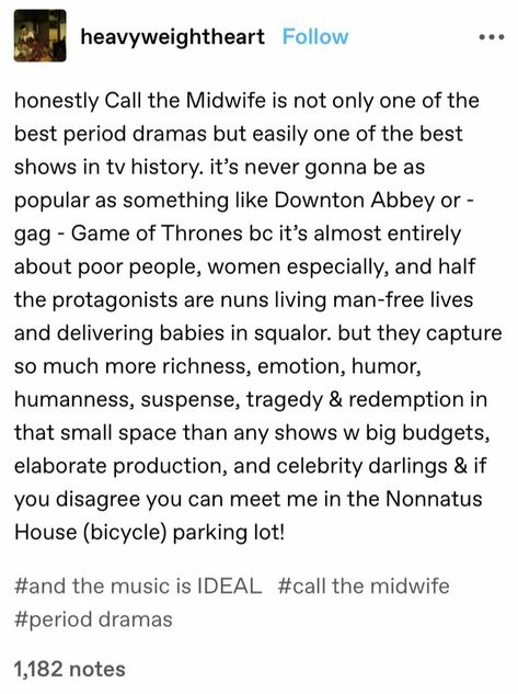 Call The Midwife Aesthetic, Call Of The Midwife, Best Period Dramas, Pinterest Comments, Moments Quotes, Call The Midwife, Poor People, Period Dramas, Thoughts And Feelings