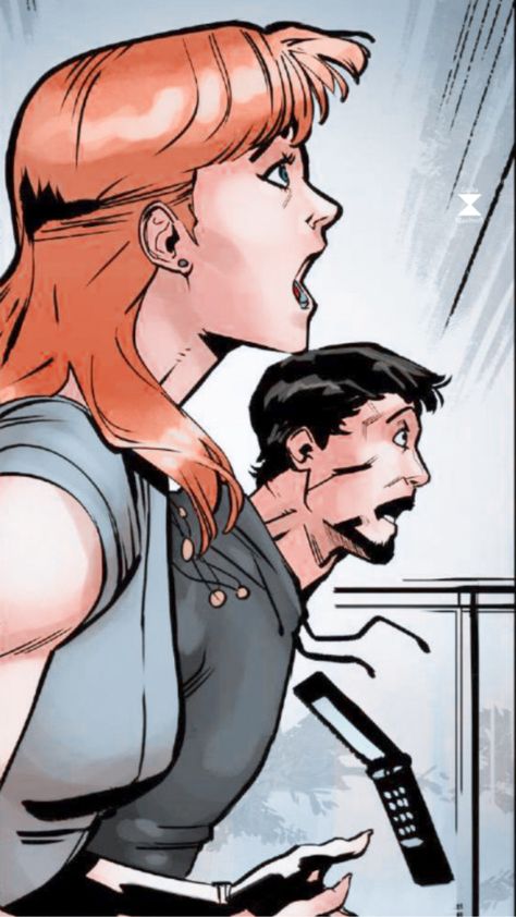 Pepper Potts Comic, Pepper Potts Icons, Pepper Wallpaper, Tony And Pepper, Marvel Headcanon, Comic Icons, Pepper Potts, Facial Expression, I Want To Eat