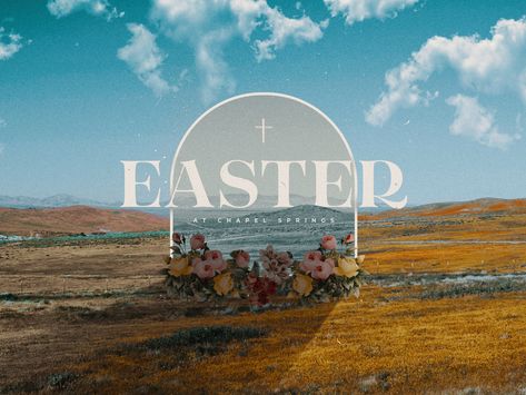 Easter Logo, Photography Branding Logo, Church Announcements, Easter Poster Design, Easter Graphic Design, Church Branding, Church Marketing, Christian Graphic Design, Easter Poster