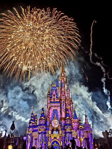 Disneyland Fireworks, Cell Wallpaper, Disney World Pictures, Disney World Florida, Disney Images, Disney Phone Wallpaper, Parc D'attraction, Disney Day, Disney World Parks