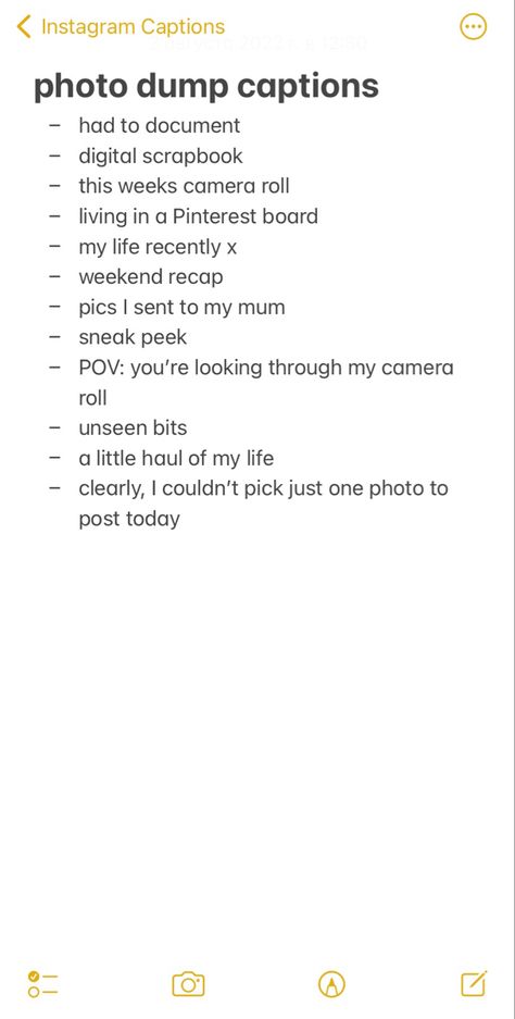 Insta Captions For Random Pics, Pretty Things To Say, Better Late Than Never Captions, Today's Dump Captions, Art Dump Captions, Insta Short Quotes, Shy Instagram Captions, Film Photos Captions, Photo Dump Usernames