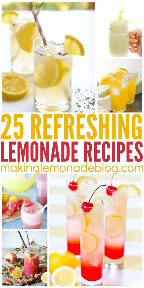 Lemonade Berry, Boozy Lemonade, Good Lemonade Recipe, Easy Lemonade Recipe, Healthy Lemonade, Lemonade Slushies, Berry Lemonade, Homemade Strawberry Lemonade, Flavored Lemonade