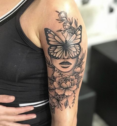 Women Butterfly Tattoos Face, Butterfly Covering Face Tattoo, Butterfly Woman Face Tattoo, Butterfly Over Face Tattoo, Butterfly Over Eyes Tattoo, Woman Butterfly Face Tattoo, Butterfly Head Tattoo, Face With Butterfly Tattoo, Butterfly Lady Tattoo