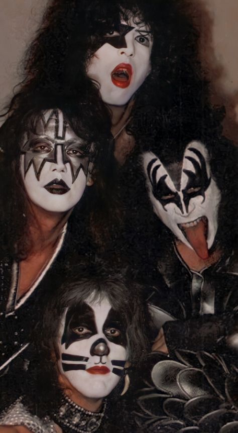 Kiss Without Makeup, Kiss Group, Paul Kiss, Banda Kiss, Jimi Hendrix Poster, Kiss Army, Kiss Pictures, Kiss Art, Nostalgic Images