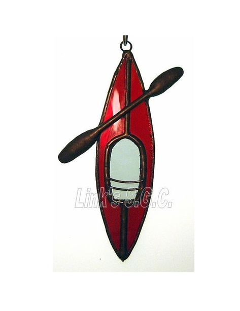 Stained Glass Kayak Sun Catcher | Etsy Stained Glass Candle Holders, Stained Glass Candles, Stained Glass Sun, Glass Art Pictures, Market Ideas, Glass Inspiration, Stained Glass Butterfly, Stained Glass Ornaments, Stained Glass Suncatchers