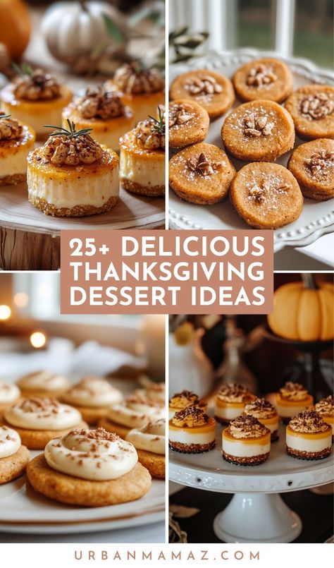 Looking for delicious Thanksgiving dessert ideas? Check out these 25+ mouthwatering Thanksgiving dessert ideas to wow your guests. Friendsgiving Ideas Food Dessert, Bougie Thanksgiving Recipes, Thanksgiving Desserts Creative, Dessert Ideas Thanksgiving, Easy Elegant Desserts Entertaining, Elegant Thanksgiving Recipes, Dessert For Small Group, Easy Delicious Thanksgiving Desserts, Uncommon Desserts