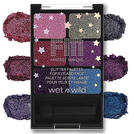 Halloween Eyeshadow, Milani Eyeshadow, Glitter Palette, Wet N Wild Makeup, Eye Makeup Palette, Glitter Eyeshadow Palette, Wildest Fantasy, Glitter Pigment, Face Palette