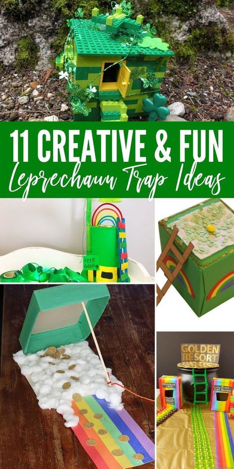 Leprechaun Trap Ideas, Leprechaun Trap Project, Leprechaun Tricks, St Patricks Crafts, St Patricks Day Crafts For Kids, St Patrick Day Activities, Leprechaun Trap, St Patrick's Day Crafts, Saint Patties