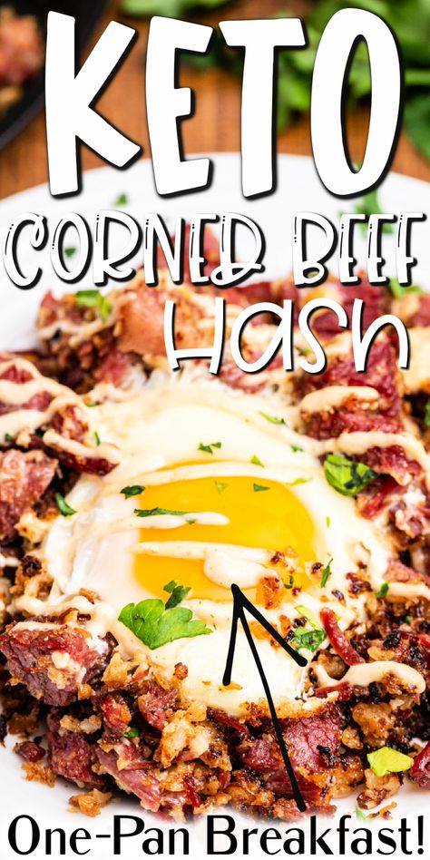 Keto Corned Beef Hash Keto Corned Beef, Tender Corned Beef, Beef Hash Recipe, Homemade Russian Dressing, Keto Eggs, Canned Corned Beef, Cooking Corned Beef, Whole 30 Keto, Low Carb Holiday