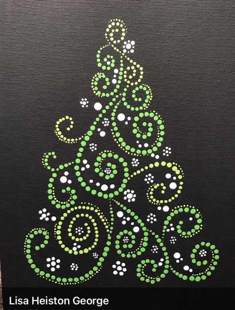 Christmas Tree Mandala Art, Dot Tree, Pumpkin Dot Painting, Christmas Dot Painting Free Printables, Dot Painting Christmas, Christmas Mandala Art, Easy Mandala Drawing, Christmas Mandala, Diy Pottery Painting