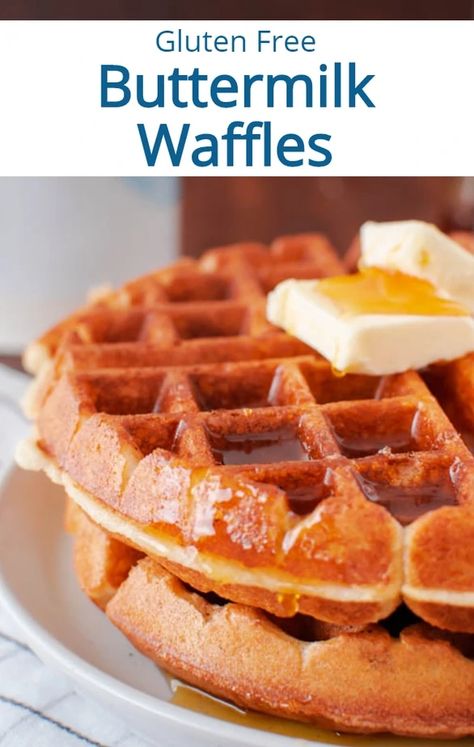 Gluten Free Waffles Bobs Red Mill, Gluten Free Bread Recipes, Gluten Free Buttermilk Pancakes, Buttermilk Waffles Recipe, Gluten Free Pantry, Buttermilk Waffles, Gluten Free Kitchen, Sweet Potato Waffles, Gluten Free Waffles