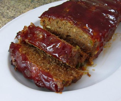 Homemade Southern Style Meatloaf with a Ketchup or Barbecue Sauce Topping: Southern Style Meatloaf Miss Annie’s Home And Kitchen, Miss Annies Home And Kitchen, Best Moist Meatloaf Recipe, World's Best Meatloaf Recipe, Southern Style Meatloaf, Moist Meatloaf Recipes, French Onion Meatloaf, Old Fashioned Meatloaf, Homemade Meatloaf