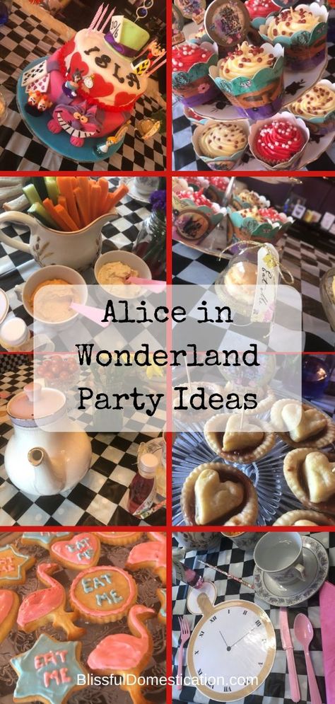 Alison in Wonderland Party Ideas Pin Alice In Wonderland Tea Party Food, Mad Hatter Birthday Party, Alice In Wonderland Food, Alice In Wonderland Tea Party Birthday, Alice Tea Party, Mad Hatter Party, Alice In Wonderland Birthday, Alice Wonderland, Tea Party Food