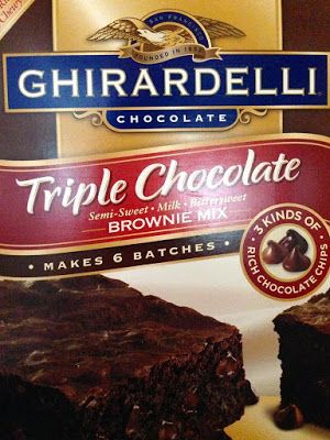 Amazing Doctored Ghirardelli Brownies For Christmas Gifts! Gheridelli Brownie Recipe, Giardelli Brownie Mix Recipes, Ghirardelli Brownies, Ghirardelli Recipes, Ghirardelli Brownie Mix, Nutella Recipes Brownies, Brownie Mix Recipes, Brownies Recipes, Chewy Chocolate Cookies