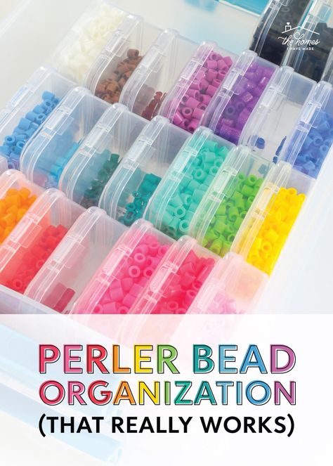 Perler Bead Storage, Supply Organization, Puzzle Storage, Craft Supply Storage, Kids Craft Supplies, Bracelet Storage, Bead Organization, Bead Storage, Scrapbook Room