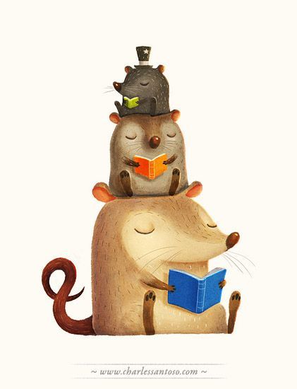 20 ilustraciones fantásticas para fomentar la lectura Reading Art, Art Et Illustration, Childrens Illustrations, Book Illustrations, Children's Book Illustration, Illustration Vector, Children Illustration, Cute Illustration, Animal Illustration