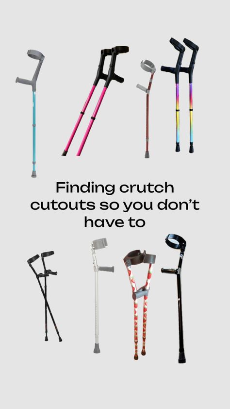 #crutches #mobilityaids #mobilityaid Crutches Aesthetic, Spoonie Life, Mobility Aids, Crutches, Drawing Tutorial