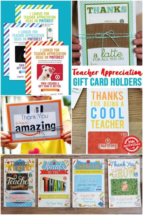 Teacher Appreciation Gift Card Holders You Can Print Amazon Printable, Teacher Appreciation Gift Card Holder, Gift Card Ideas, Teacher Appreciation Gift Card, Jennifer Lynn, Relaxing Summer, Teachers Appreciation, Teacher Appreciation Printables, Teacher Gift Card