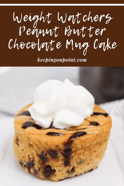 Peanut Butter Chocolate Mug Cake – WW (Weight Watchers) Freestyle Pb2 Recipes Weight Watchers, Peanut Butter Chocolate Mug Cake, Weight Watcher Mug Cake, Ww Baking, Pb2 Recipes, Ww Food, Chocolate Mug Cake, Weight Watchers Snacks, Weight Watchers Recipes Desserts