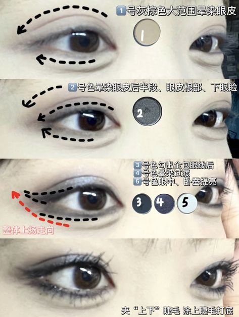 Emo Doll Eye Makeup, Eyeshadow On Small Eyelids, Emo Douyin Makeup, Vkei Makeup Looks, Gyaru Makeup Tut, Rokku Gyaru Nails, Gyaru Makeup Eyes, Vkei Make Up, Rokku Gyaru Makeup