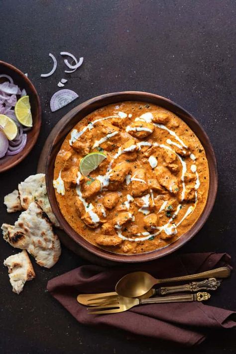 Butter Chicken Recipe - How to make Butter Chicken - Cubes N Juliennes Best Butter Chicken Recipe, Butter Chicken Spices, Chicken Bits, Best Butter Chicken, Creamy Butter Chicken, Chicken Cubes, Chicken Makhani, Panini Recipes Chicken, Cape Malay