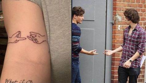 Larry Tattoos Ideas, Larry Stylinson Tattoos Ideas, Larry Hands, One Direction Tattoo Ideas, Larry Stylinson Tattoos, 1d Tatoos, 1d Tattoos Ideas, One Direction Tattoos Ideas, One Direction Tattoo