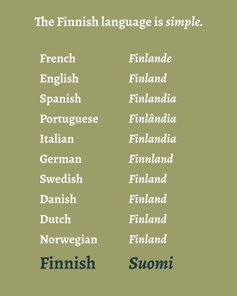 Follow @finnishwithheidi to learn Finnish 🇫🇮 #language #finnish Learn Finnish, Finnish Language, Hilarious Stuff, To Learn, On Instagram, Quick Saves, Instagram