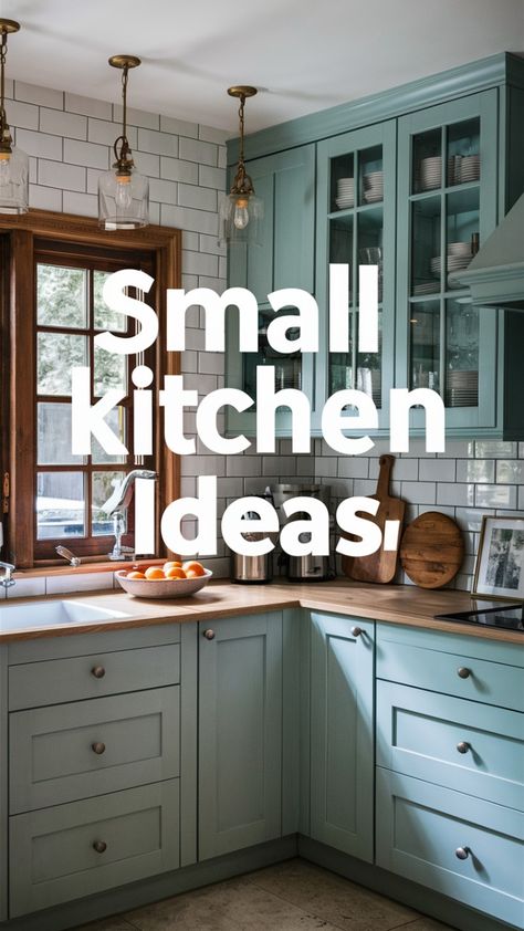 Transform your space with small kitchen ideas that are both stylish and practical. A modern simple layout works great for apartments or compact spaces, offering sleek aesthetics and functionality. Small kitchen ideas with an island provide extra counter space for cooking or dining. On a budget? Focus on minimal decor and clever storage solutions. From one-wall layouts to U-shaped designs, these small kitchen ideas make your space feel super efficient. 7x7 Kitchen Design, Simple Kitchen Ideas Small Budget, Kitchen With Appliances All On One Wall, Best Small Kitchen Layout, Small Eclectic Kitchen Ideas, Small Classy Kitchen, Island For Small Kitchen Ideas, Tiny Kitchen Layouts, Odd Shaped Kitchen Layout