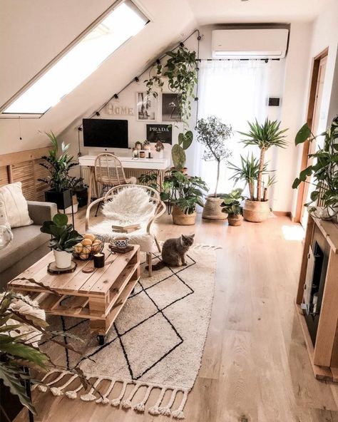 Bedroom Plants, Cozy Room Decor, Decoration Inspiration, Boho Living Room, Stylish Home Decor, Low Budget, A Living Room, Room Inspiration Bedroom, Small Living Rooms