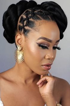 15 Black Natural Hairstyles For Women - Look Classic - YKM media in 2022 | Natural hair styles, Black natural hairstyles, Natural hair braids All Hairstyles For Women, Natural Hair Updos Wedding, Natural Bridal Hair, Natural Hair Wedding, Black Hair Updo Hairstyles, Natural Wedding Hairstyles, Natural Hair Bun Styles, Natural Hair Stylists, Haircut Tutorial