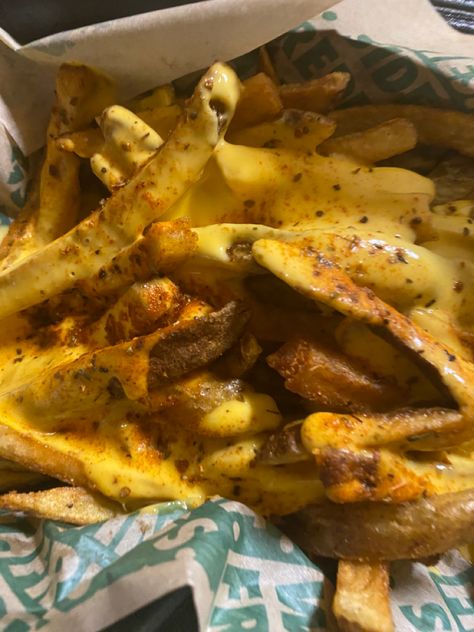 Cheese fries Wingstop Cheese Fries, Cheese Fries Aesthetic, Fries With Cheese, French Fries With Cheese, Comfy Food, Food Therapy, Cheese Fries, Food Inspo, Camping Food